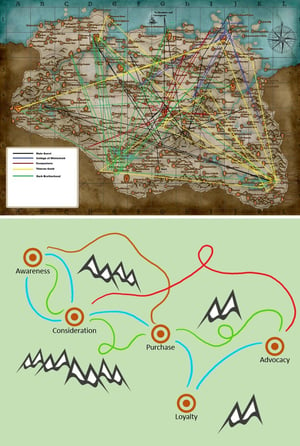 Skyrim quest route map