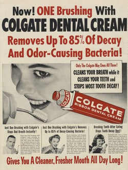 Toothpaste advert